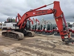 Side of used Excavator